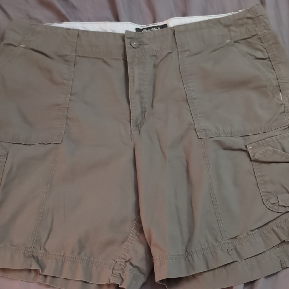 Eddie Bauer Women's Cargo Shorts - Brown